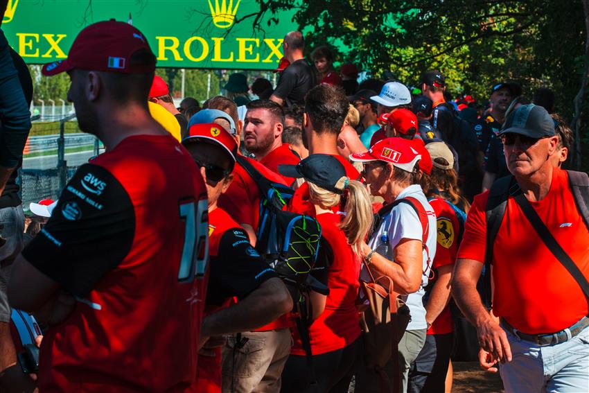 Monza Italian f1 Ferrari fans